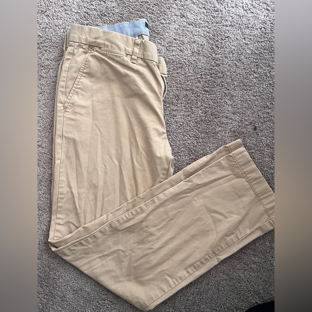 Tommy Hilfiger Beige Custom Fit Pants